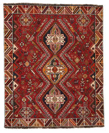  125X152 Medallion Small Shiraz Rug Wool, Carpetvista
