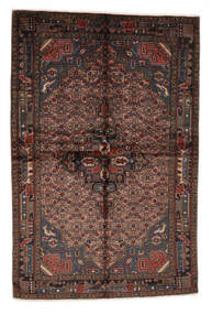 155X234 絨毯 オリエンタル コリアイ ブラック/茶色 (ウール, ペルシャ/イラン) Carpetvista