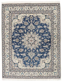 151X195 Alfombra Oriental Nain Gris Oscuro/Beige (Lana, Persia/Irán) Carpetvista