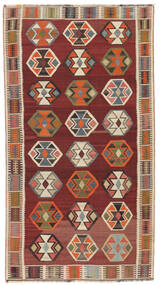 Kilim Vintage Rug 130X236 Vintage Persian Wool Dark Red/Brown Small Carpetvista