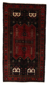 154X287 絨毯 コリアイ オリエンタル ブラック (ウール, ペルシャ/イラン) Carpetvista