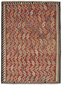  Perzisch Kelim Vintage Vloerkleed 154X211 Donkerrood/Bruin Carpetvista