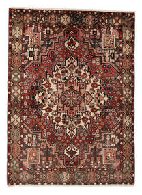  Persischer Bachtiar Teppich 164X220 Schwarz/Dunkelrot Carpetvista