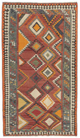 127X219 Tappeto Orientale Kilim Vintage Marrone/Rosso Scuro (Lana, Persia/Iran) Carpetvista