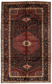 158X253 Tapis Hamadan D'orient Noir/Rouge Foncé (Laine, Perse/Iran) Carpetvista