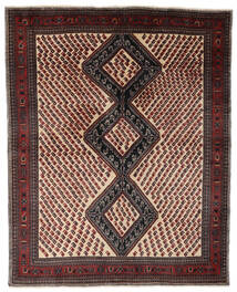  Persischer Afshar Teppich 173X217 Schwarz/Braun (Wolle, Persien/Iran)