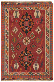 絨毯 オリエンタル キリム ヴィンテージ 158X238 ダークレッド/茶色 (ウール, ペルシャ/イラン)