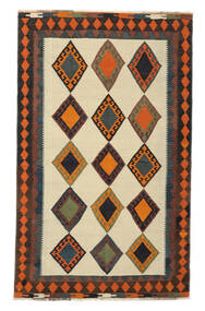 絨毯 オリエンタル キリム ヴィンテージ 143X232 ブラック/茶色 (ウール, ペルシャ/イラン)