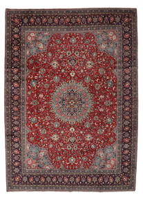  Orientalischer Mahal Teppich 290X400 Dunkelrot/Schwarz Großer Wolle, Persien/Iran Carpetvista