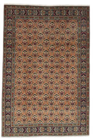  Persischer Täbriz 40 Raj Teppich 198X290 Braun/Schwarz (Wolle, Persien/Iran)