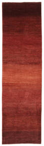 絨毯 ペルシャ ギャッベ ペルシャ Fine 82X294 廊下 カーペット ダークレッド/ブラック (ウール, ペルシャ/イラン)