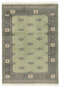 124X178 絨毯 パキスタン ブハラ 2Ply オリエンタル グリーン/ダークグリーン (ウール, パキスタン) Carpetvista