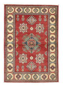  Oriental Kazak Fine Rug 102X144 Brown/Dark Red Wool, Afghanistan Carpetvista