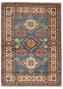 105X146 Tapete Kazak Fine Oriental Castanho/Verde Escuro (Lã, Afeganistão) Carpetvista