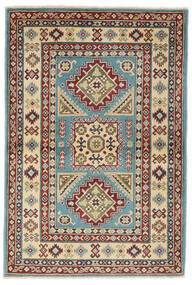  105X152 Medaillon Klein Kazak Fine Teppich Wolle, Carpetvista