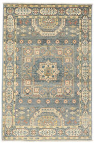  Kazak Fine Rug 97X151 Wool Dark Grey/Orange Small Carpetvista