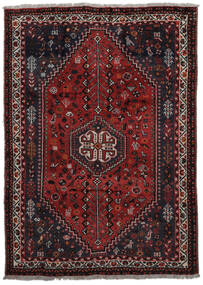  203X283 Shiraz Rug Black/Dark Red Persia/Iran Carpetvista