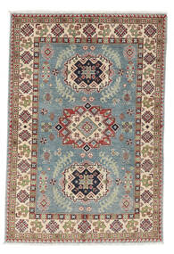  Oriental Kazak Fine Rug 124X187 Dark Green/Brown Wool, Afghanistan Carpetvista