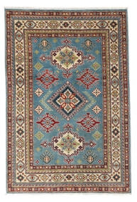  122X180 Medallion Small Kazak Fine Rug Wool, Carpetvista
