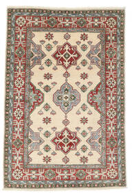  120X180 Kazak Fine Rug Brown/Beige Afghanistan Carpetvista
