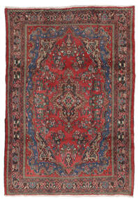  Hamadan Rug 200X310 Persian Wool Dark Red/Black Carpetvista