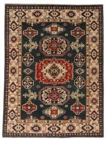  Orientalischer Kazak Fine Teppich 150X202 Schwarz/Braun Wolle, Afghanistan Carpetvista