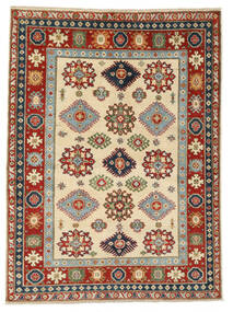 152X204 Kazak Fine Rug Oriental Green/Dark Red (Wool, Afghanistan) Carpetvista