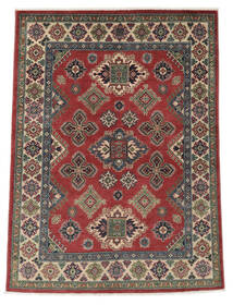 149X203 Tapete Oriental Kazak Fine Vermelho Escuro/Preto (Lã, Afeganistão) Carpetvista