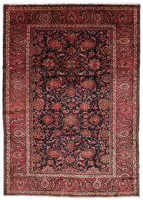 220X308 Tappeto Hamadan Orientale Rosso Scuro/Nero (Lana, Persia/Iran) Carpetvista