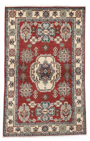 Kazak Fine Teppich 97X154 Dunkelrot/Schwarz Wolle, Afghanistan Carpetvista