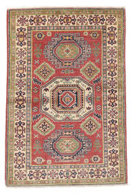 101X153 Kazak Fine Rug Oriental Black/Dark Red (Wool, Afghanistan) Carpetvista
