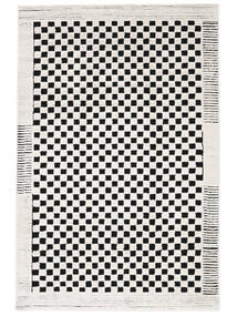 Gambit 160X230 Krémová Bílá/Černá Šachovnice Koberec