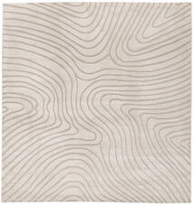  240X240 Chaima Cream White/Beige Square Rug Large