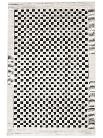 Gambit 240X340 Large Cream White/Black Checkered Rug