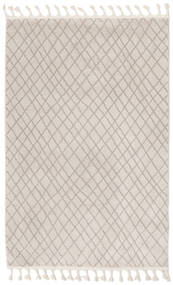  140X200 Checkered Small Osmani Rug - Cream White/Beige