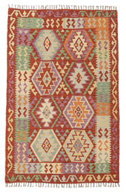  Kilim Afghan Old Style Rug 118X184 Wool Dark Red/Orange Small Carpetvista