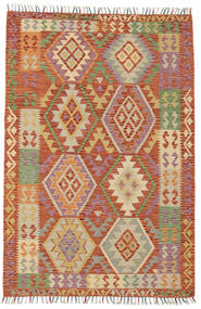 122X181 Lite Kelim Afghan Old Style Teppe Ull, Carpetvista