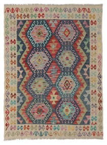  130X173 Small Kilim Afghan Old Style Rug Wool, Carpetvista