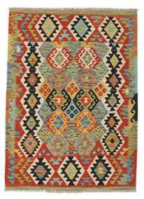  130X178 Small Kilim Afghan Old Style Rug Wool, Carpetvista