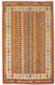  119X191 Kelim Afghan Old Style Teppe Oransje/Brun Afghanistan Carpetvista