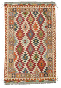  Kelim Afghan Old Style Matta 121X192 Brun/Orange Carpetvista