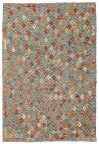  Kelim Afghan Old Style Matot 125X181 Tummankeltainen/Tummanvihreä Carpetvista