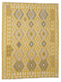  Orientalisk Kelim Afghan Old Style Matta 153X201 Orange/Brun Ull, Afghanistan Carpetvista