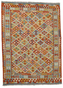 151X205 Liten Kelim Afghan Old Style Matta Ull, Carpetvista