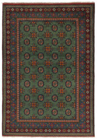  123X177 Medallion Small Afghan Fine Rug Wool, Carpetvista
