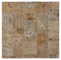 Patchwork - Persien/Iran Teppich 198X200 Quadratisch Braun/Schwarz Wolle, Persien/Iran Carpetvista