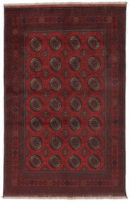 125X195 Tapis Afghan Khal Mohammadi D'orient Noir/Rouge Foncé (Laine, Afghanistan) Carpetvista