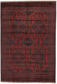 201X288 Tapis D'orient Afghan Khal Mohammadi Noir/Rouge Foncé (Laine, Afghanistan) Carpetvista