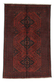 74X118 Tappeto Orientale Afghan Khal Mohammadi Nero/Rosso Scuro (Lana, Afghanistan) Carpetvista