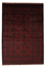  207X292 Afghan Khal Mohammadi Rug Black/Dark Red Afghanistan Carpetvista